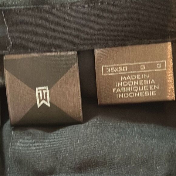 Tiger Woods Gray Dress Pants size 35x30 Flat Front 95% Wool - Picture 5 of 8